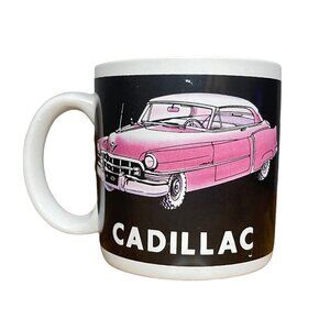 Vintage Pink Cadillac Nancy Pew Mug